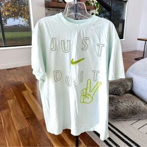 Nike Mint Green 'Just Do It' Tee